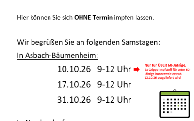 Grippe-Impf-Samstage