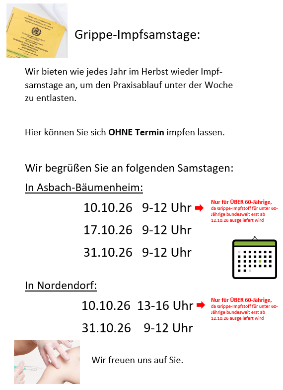 Grippeimpfen 2026 Grippeimpfen 2026